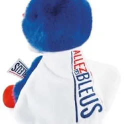 New Allez les Bleus - Peluche poussin bleu Cocorico avec cape supporter - 20 cm Les Peluches Supporters|Mascotte Jo
