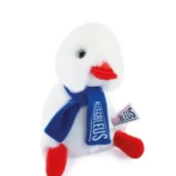 New Allez les Bleus - Peluche poussin Cocorico blanc avec écharpe supporter - 20 cm Les Peluches Supporters|Mascotte Jo