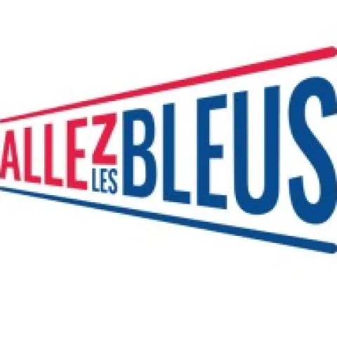 New Allez les Bleus - Peluche poussin Cocorico blanc avec écharpe supporter - 20 cm Les Peluches Supporters|Mascotte Jo