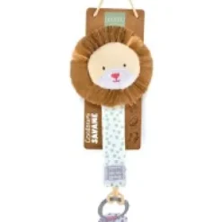 Clearance Attache sucette Lion - Couleurs Savane - 18 cm - Vert Cadeau À Moins De 20€|Couleurs Savane