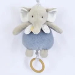 Sale Boite a musique bebe - Elephant bleu - 20 cm Rikikis & Méli Mélo|Boîte À Musique