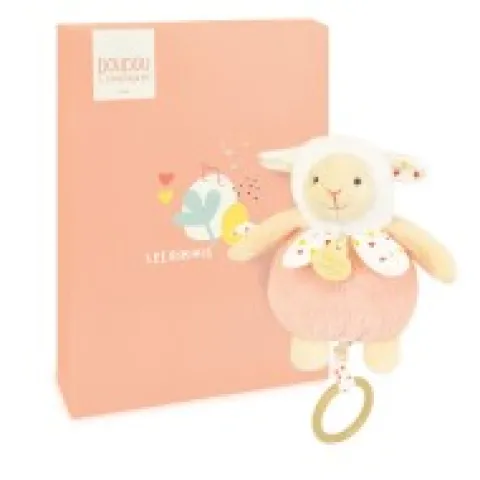 Outlet Boite a musique bebe - Mouton orange clair - 20 cm Rikikis & Méli Mélo|Boîte À Musique