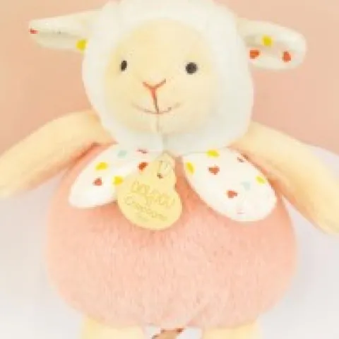 Outlet Boite a musique bebe - Mouton orange clair - 20 cm Rikikis & Méli Mélo|Boîte À Musique