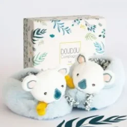 Fashion Chaussons bébé avec hochets Yoca le koala - 0/6 mois Yoca Le Koala|Chaussons