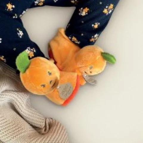Online Chaussons bébé citrouilles - 0-6 mois Les Coffrets À Offrir|Chaussons