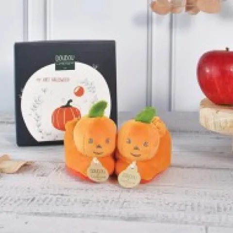 Online Chaussons bébé citrouilles - 0-6 mois Les Coffrets À Offrir|Chaussons