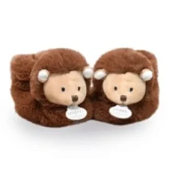 Fashion Chaussons bebe en peluche hérisson - Unicef - 0-6 mois Les Coffrets À Offrir|Collection Unicef