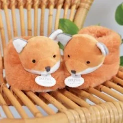 Discount Chaussons bebe en peluche renard - 0/6 mois -Unicef Cadeaux Naissance|Collection Unicef