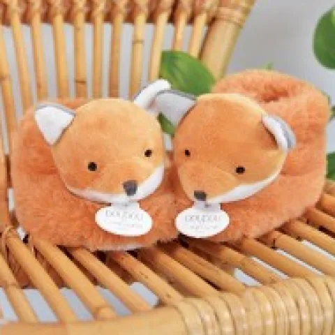 Discount Chaussons bebe en peluche renard - 0/6 mois -Unicef Cadeaux Naissance|Collection Unicef