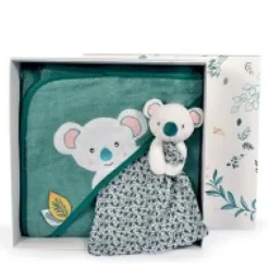 Online Coffret cadeau cape de bain et Doudou Yoca le koala - 80 x 80 cm Les Coffrets À Offrir|Cadeaux Naissance