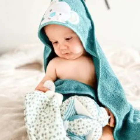 Online Coffret cadeau cape de bain et Doudou Yoca le koala - 80 x 80 cm Les Coffrets À Offrir|Cadeaux Naissance