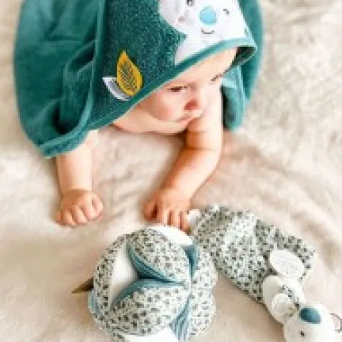 Online Coffret cadeau cape de bain et Doudou Yoca le koala - 80 x 80 cm Les Coffrets À Offrir|Cadeaux Naissance