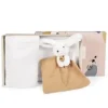 Hot Coffret cadeau naissance plaid et Doudou Lapin Happy Wild - 70 x 100 cm Les Coffrets À Offrir|Happy Doudou