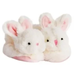New Coffret cadeau naissance chaussons lapin rose avec hochet - 0/6 mois Les Coffrets À Offrir|Lapin Bonbon