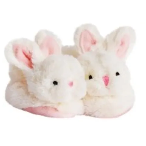 New Coffret cadeau naissance chaussons lapin rose avec hochet - 0/6 mois Les Coffrets À Offrir|Lapin Bonbon