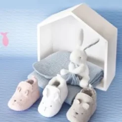 Best Coffret chaussons Bébé blancs - 0/6 mois Chaussons