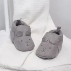Clearance Coffret chaussons Bébé gris - 0/6 mois Chaussons