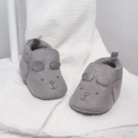 Clearance Coffret chaussons Bébé gris - 0/6 mois Chaussons