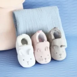Sale Coffret chaussons Bébé roses - 0/6 mois Chaussons