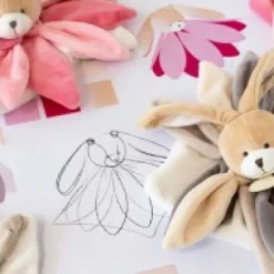 Hot Coffret Doudou lapin pétales Collector rose - 28 cm Les Iconiques|Lapin