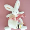 Best Coffret Doudou plat Lapin Vieux rose - Happy Boho - 25 cm Happy Doudou|Doudou Plat
