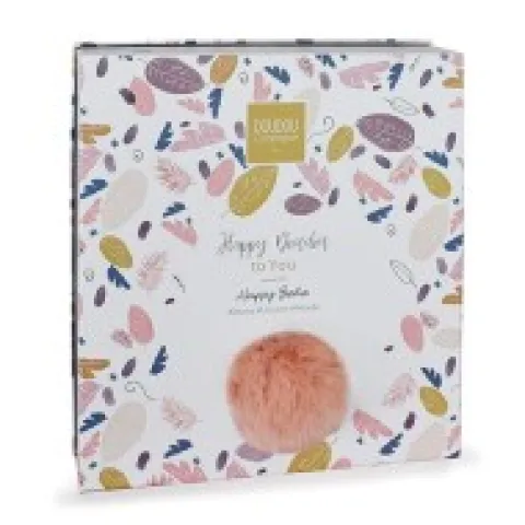 Best Coffret Doudou plat Lapin Vieux rose - Happy Boho - 25 cm Happy Doudou|Doudou Plat