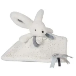 Online Coffret Doudou plat Lapin bleu - Happy Glossy - 25 cm Happy Doudou|Lapin