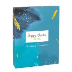 Discount Coffret Mini Doudou Lapin bleu - Happy Pop - 17 cm Cadeau À Moins De 20€|Happy Doudou
