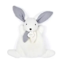 Best Coffret Mini Doudou Lapin Bleu - Happy Glossy - 17 cm Cadeau À Moins De 20€|Happy Doudou