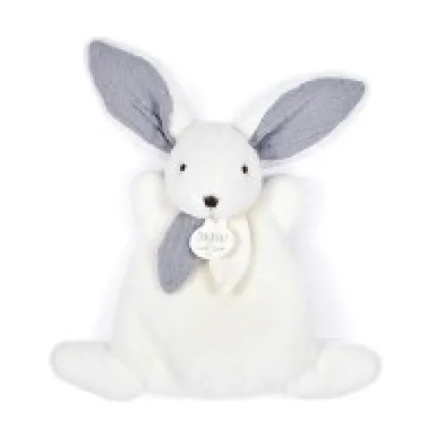 Best Coffret Mini Doudou Lapin Bleu - Happy Glossy - 17 cm Cadeau À Moins De 20€|Happy Doudou