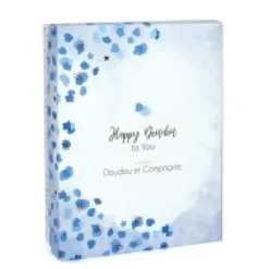 Best Coffret Mini Doudou Lapin Bleu - Happy Glossy - 17 cm Cadeau À Moins De 20€|Happy Doudou