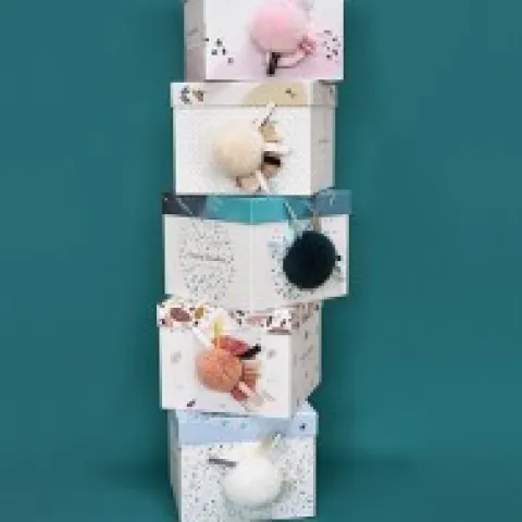 Sale Coffret Pantin Lapin beige - Happy Wild - 25 cm Les Coffrets À Offrir|Cadeaux Naissance