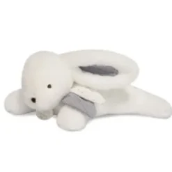 Discount Coffret Pantin Lapin bleu - Happy Glossy - 25 cm Happy Doudou|Lapin