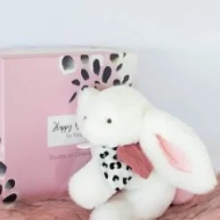 New Coffret Pantin Lapin rose - Happy Blush - 25 cm Les Coffrets À Offrir|Happy Doudou