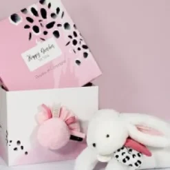 New Coffret Pantin Lapin rose - Happy Blush - 25 cm Les Coffrets À Offrir|Happy Doudou