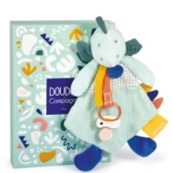 Sale Coffret peluche dinosaure vert - Attache-tetine Filou - 23 cm Les Prix Doux|Calinosaure