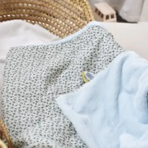 Online Couverture bébé plaid Douceur Yoca le koala - Bleu - 70 x 100 cm Cadeaux Naissance|Yoca Le Koala
