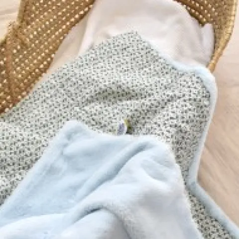 Online Couverture bébé plaid Douceur Yoca le koala - Bleu - 70 x 100 cm Cadeaux Naissance|Yoca Le Koala
