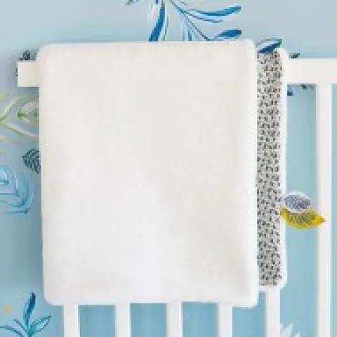 Fashion Couverture bébé plaid Douceur Yoca le koala - Blanc - 70 x 100 cm Yoca Le Koala|Les Plaids