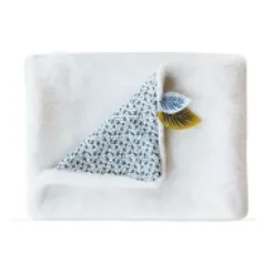 Fashion Couverture bébé plaid Douceur Yoca le koala - Blanc - 70 x 100 cm Yoca Le Koala|Les Plaids