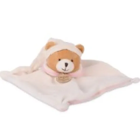 Sale Doudou 202 - L'Original ! - Doudou plat Ours rose - 25 cm Les Iconiques|Doudou Plat