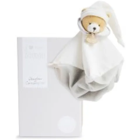 Outlet Doudou 202 - L'Original ! - Doudou plat Ours gris - 25 cm Les Iconiques|Ours