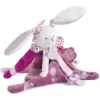 Online Doudou attache sucette lapin Cerise rose - 17 cm Cadeau À Moins De 20€|Cerise Et Petit Chou