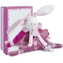 Online Doudou attache sucette lapin Cerise rose - 17 cm Cadeau À Moins De 20€|Cerise Et Petit Chou