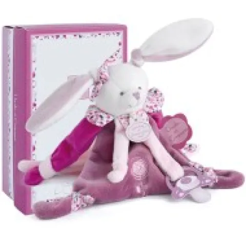 Online Doudou attache sucette lapin Cerise rose - 17 cm Cadeau À Moins De 20€|Cerise Et Petit Chou