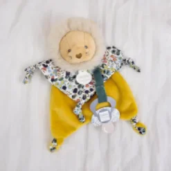 Hot Doudou attache sucette Lion - 20 cm Les Boh'aime|Attache Sucette