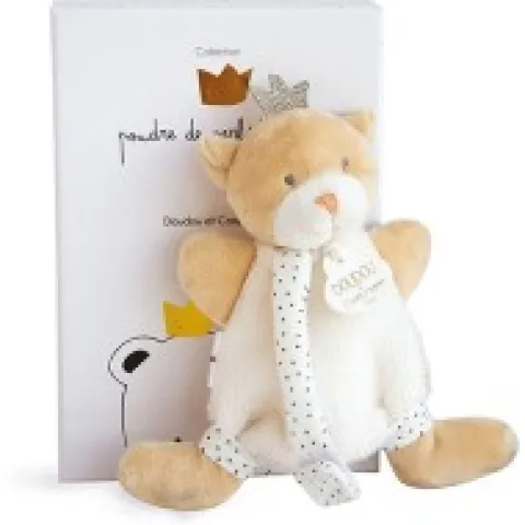 Best Doudou attache sucette ours Petit Roi marron - 15 cm Cadeau À Moins De 20€|Cadeaux Naissance
