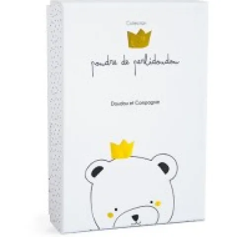 Best Doudou attache sucette ours Petit Roi marron - 15 cm Cadeau À Moins De 20€|Cadeaux Naissance
