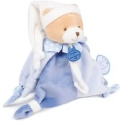 New Doudou attache sucette ours Petit chou - Bleu - 17 cm Cerise Et Petit Chou|Ours