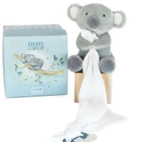Hot Doudou attache sucette peluche Koala - 12 cm - Unicef Cadeau À Moins De 20€|Cadeaux Naissance
